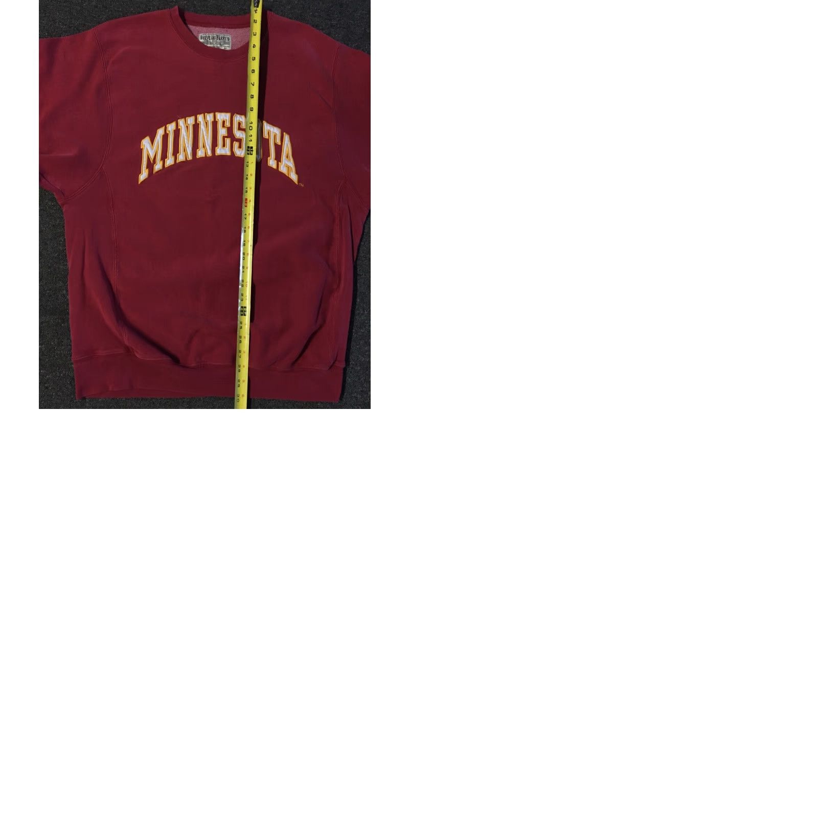 Vintage VINTAGE University Of Minnesota Hoodie L Red 90s Grunge Reversible Weave Sweatshirt School Track Pullover Mens Size US L / EU 52-54 / 3 - 9 Thumbnail