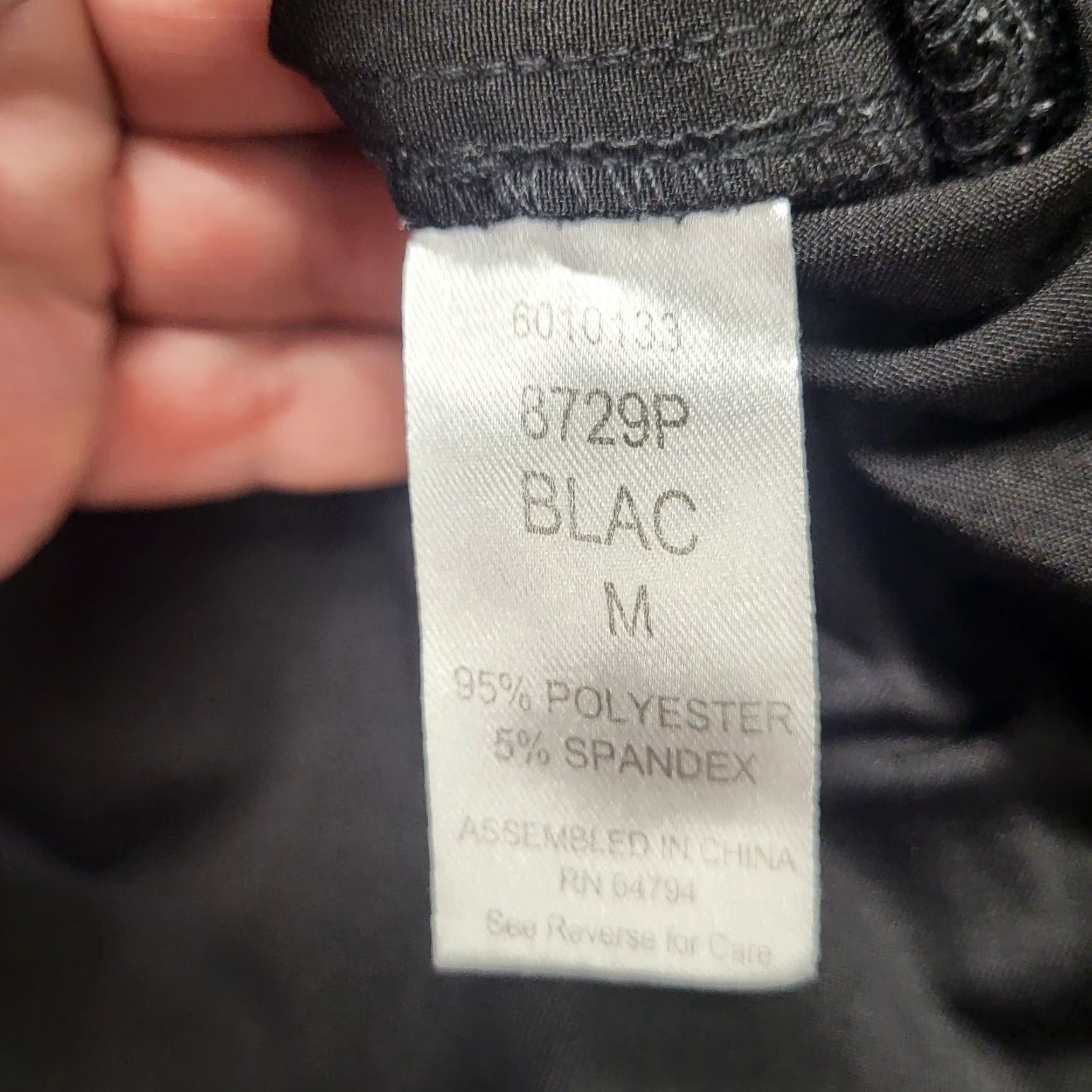 Vintage Med Couture Pants Women's M Black Jogger Scrub Yoga AthleticWomen Size 32" / US 10 / IT 46 - 6 Thumbnail
