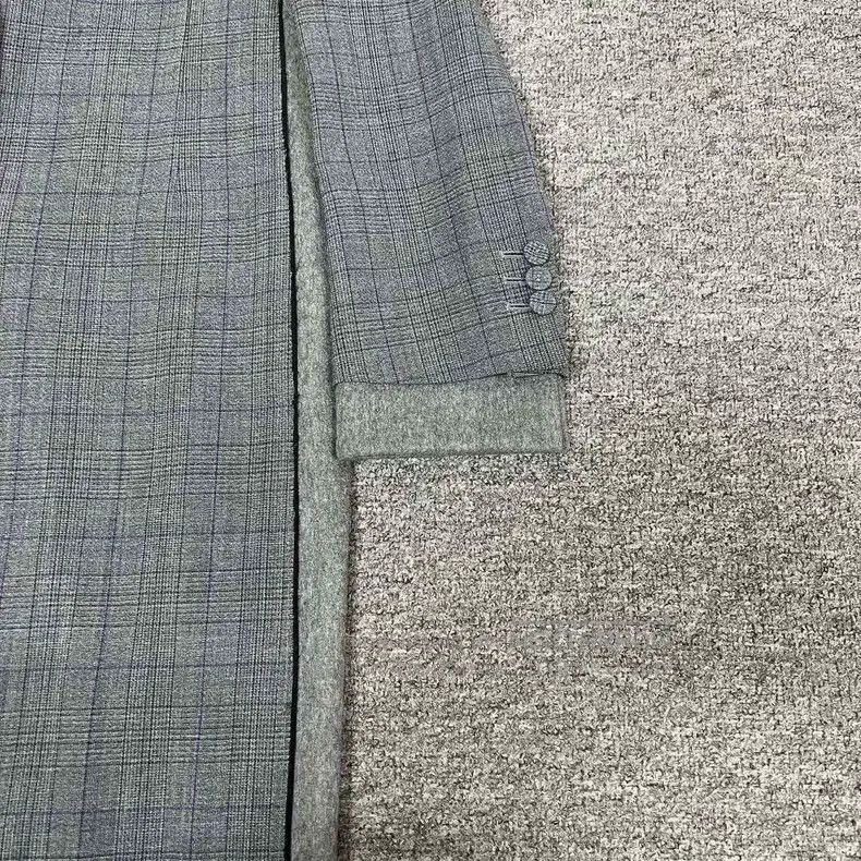 Fendi Fendi Gray Mixed Collar Long Single-breasted Wool Coat Size XS / US 0-2 / IT 36-38 - 6 Thumbnail