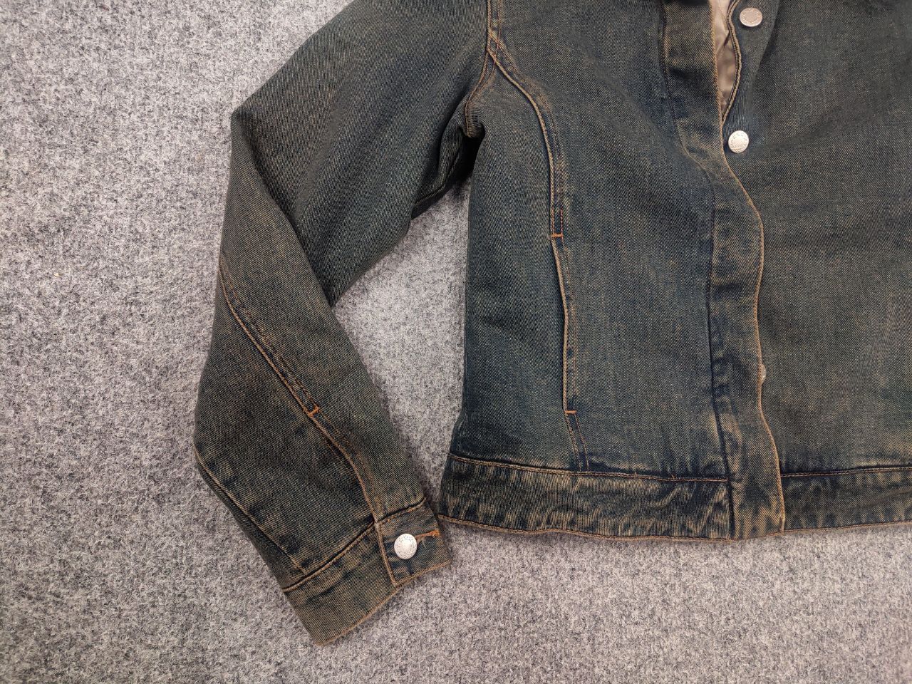 Hysteric Glamour Vintage Y2K Clockhouse denim Fur Jacket if six was nine LGB Size S / US 4 / IT 40 - 6 Thumbnail