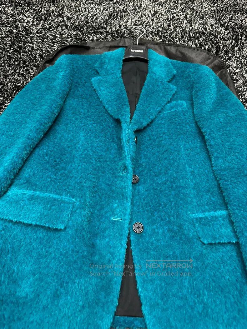 Raf Simons Raf Simons Size 38 Lake blue alpaca wool jacket Size US XS / EU 42 / 0 - 3 Thumbnail