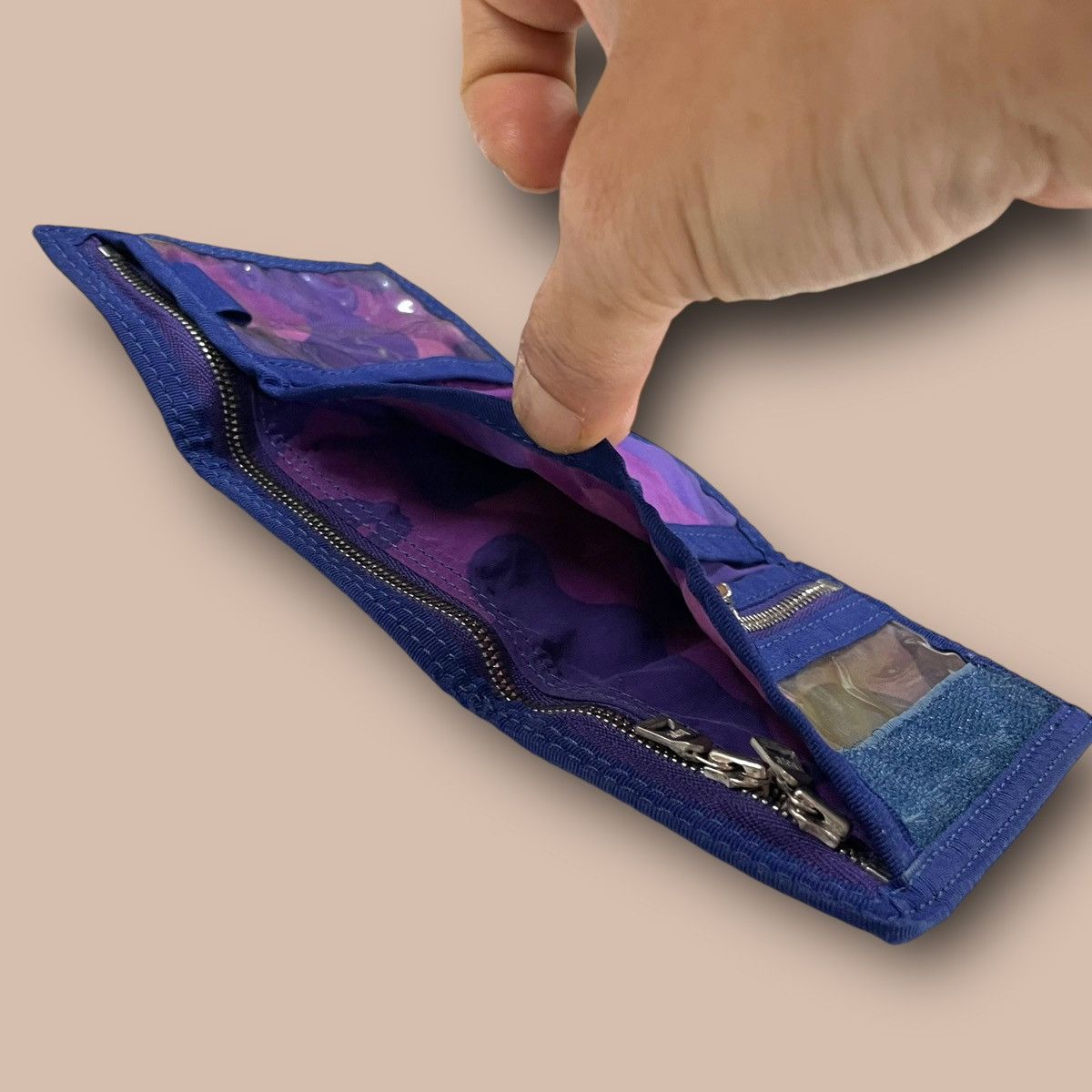 Bape OG Bape Purple Camo Nylon Wallets Size ONE SIZE - 9 Thumbnail