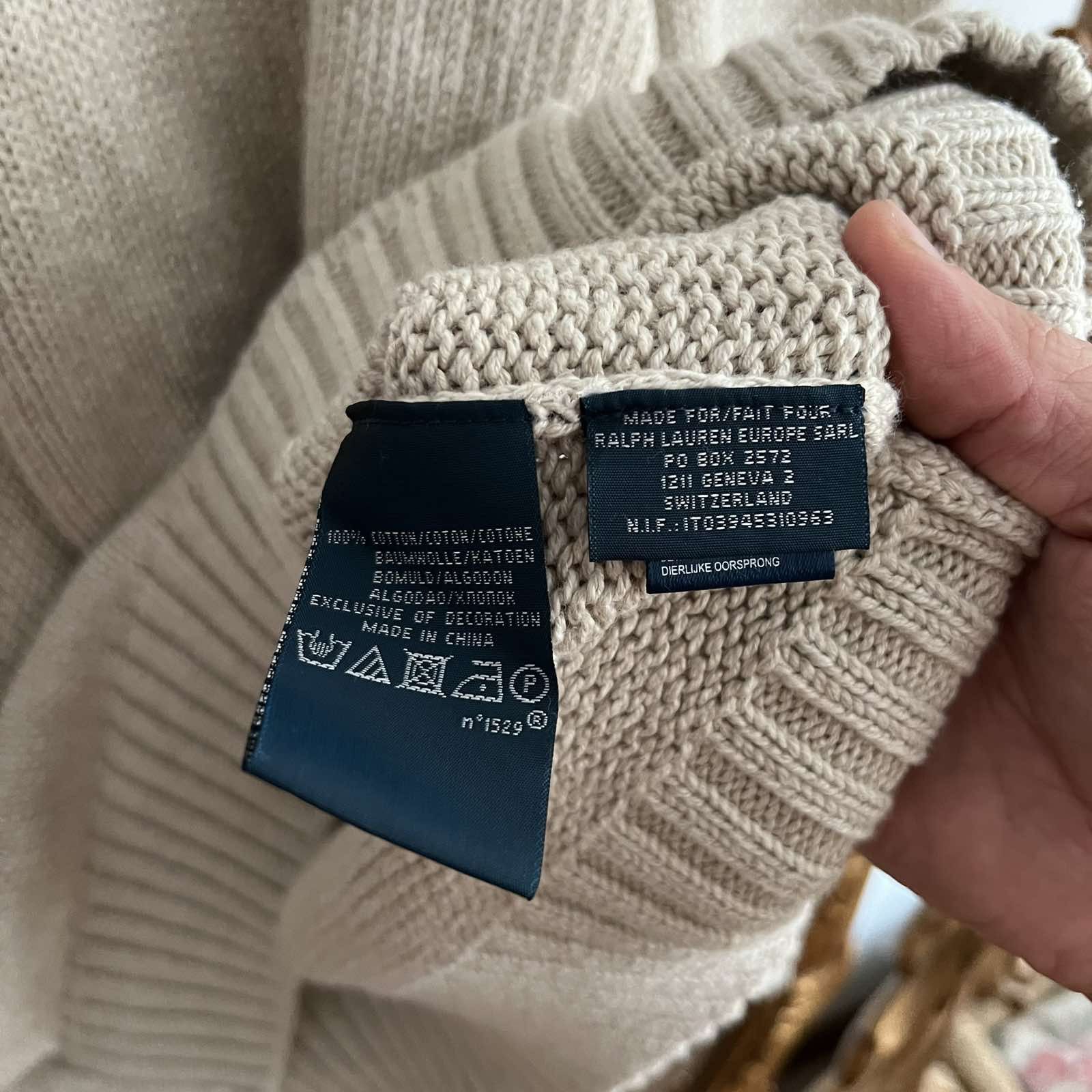 Polo Ralph Lauren × Vintage Vintage Polo Ralph Lauren 1\4 Zip Knit Sweater 90s Size US XL / EU 56 / 4 - 10 Thumbnail