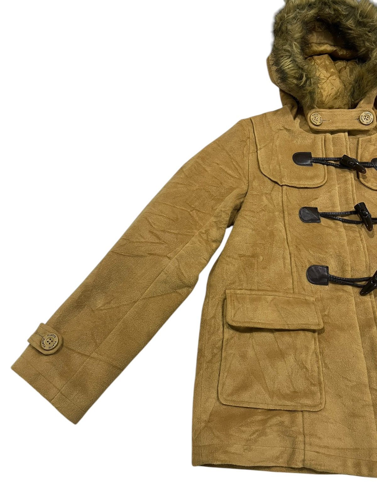 If Six Was Nine × Japanese Brand × Le Grande Bleu (L.G.B.) P.LATTE DUFFLE FUR RACCOON SUEDE JACKET Size US M / EU 48-50 / 2 - 2 Thumbnail