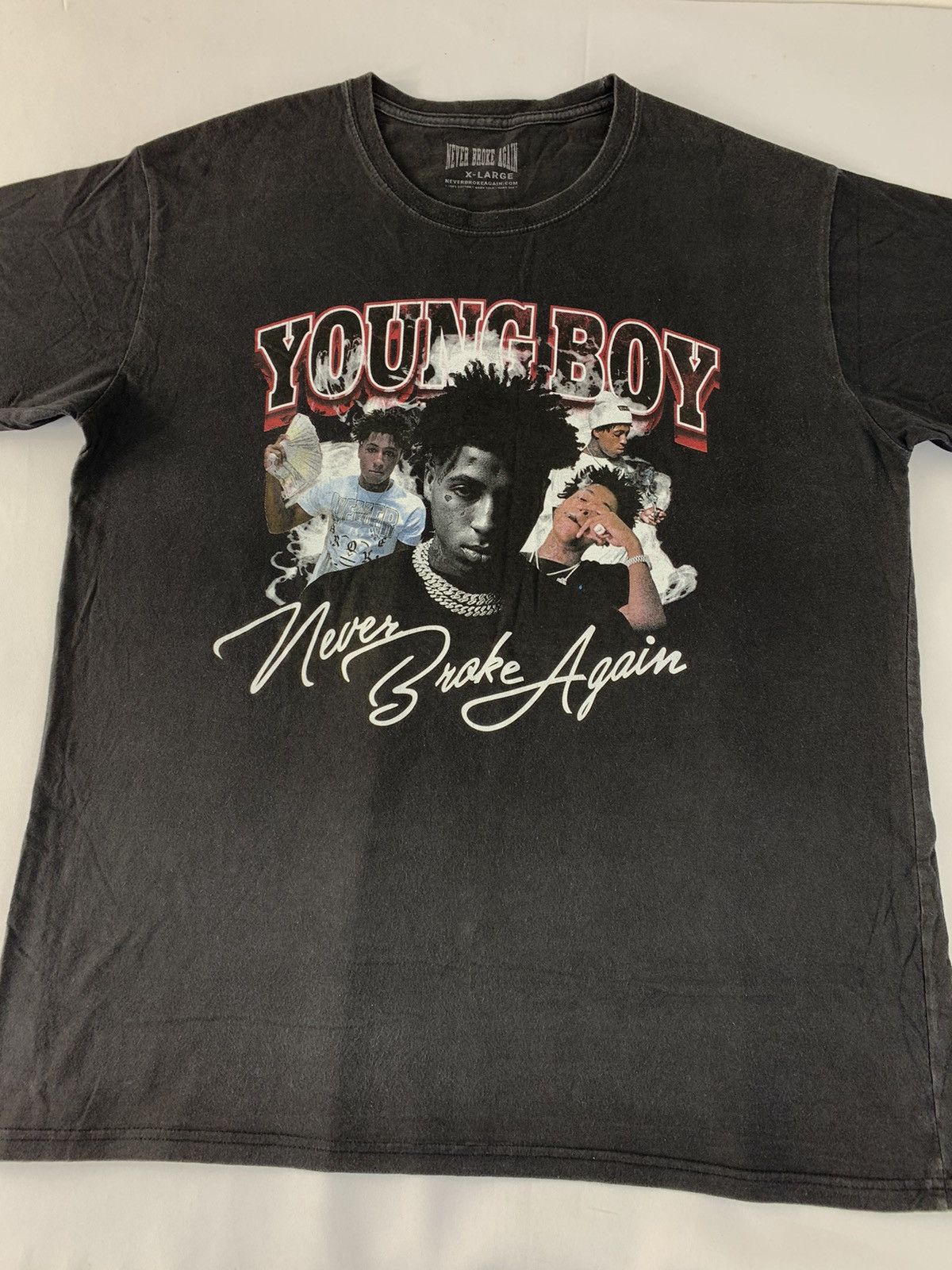 Rap Tees Young Boy Never Broke Again American Rapper Hiphop Tee Size US XL / EU 56 / 4 - 2 Thumbnail
