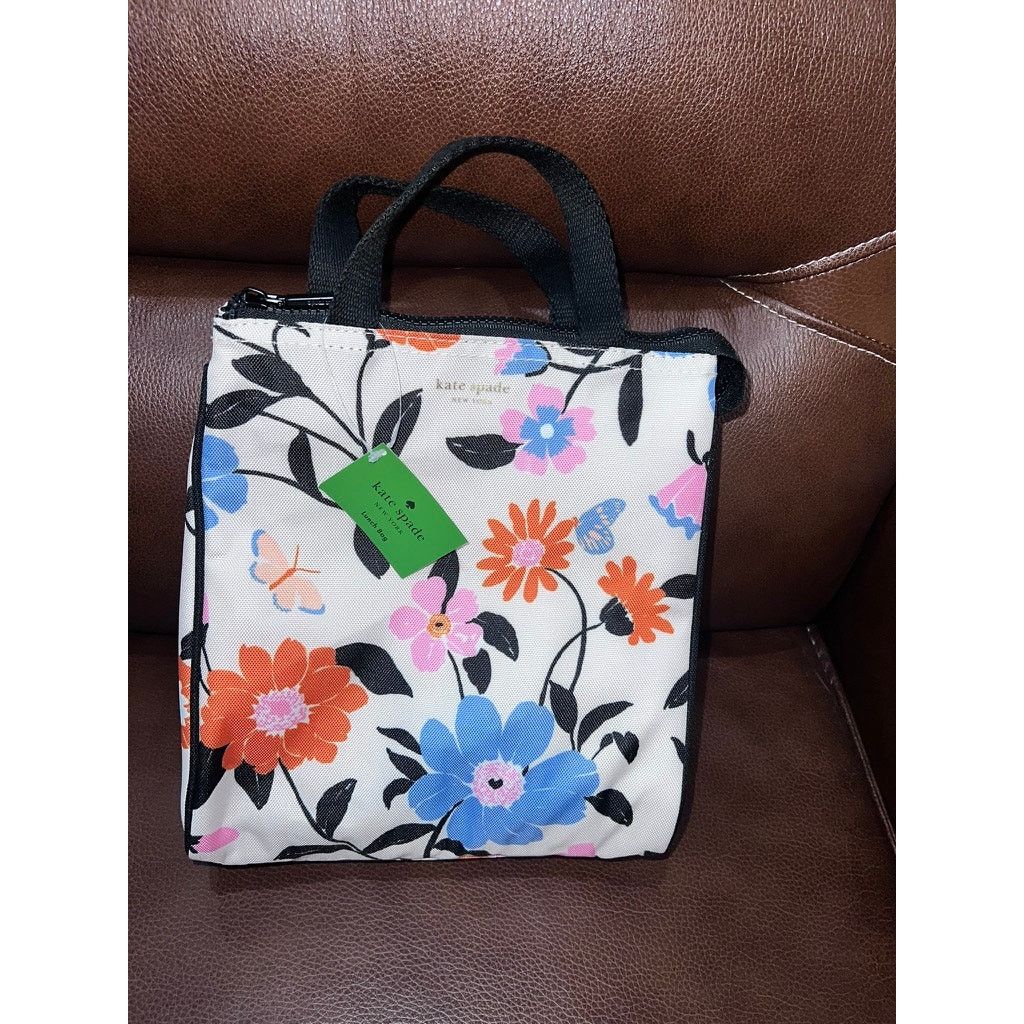 Kate Spade NWT Kate Spade Floral Garden Insulated Lunch Bag Multicolor Size ONE SIZE - 1 Thumbnail