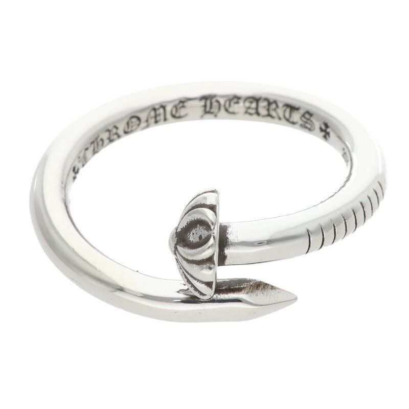 Chrome Hearts Chrome Hearts Nail Cross Ball Silver Ring Size ONE SIZE - 1 Thumbnail