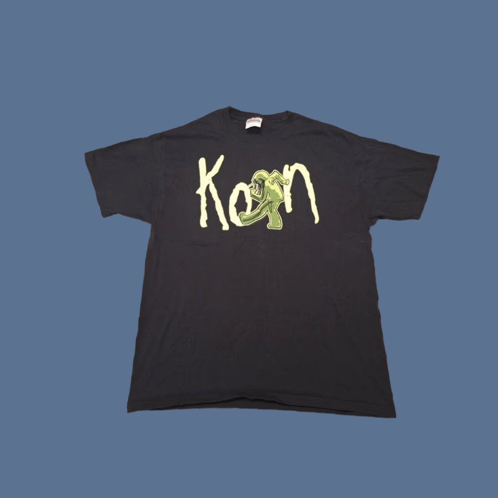 Vintage VINTAGE KORN 2010 North America Tour Spellout Band shirt L Black Mens T-Shirt Size US L / EU 52-54 / 3 - 1 Thumbnail