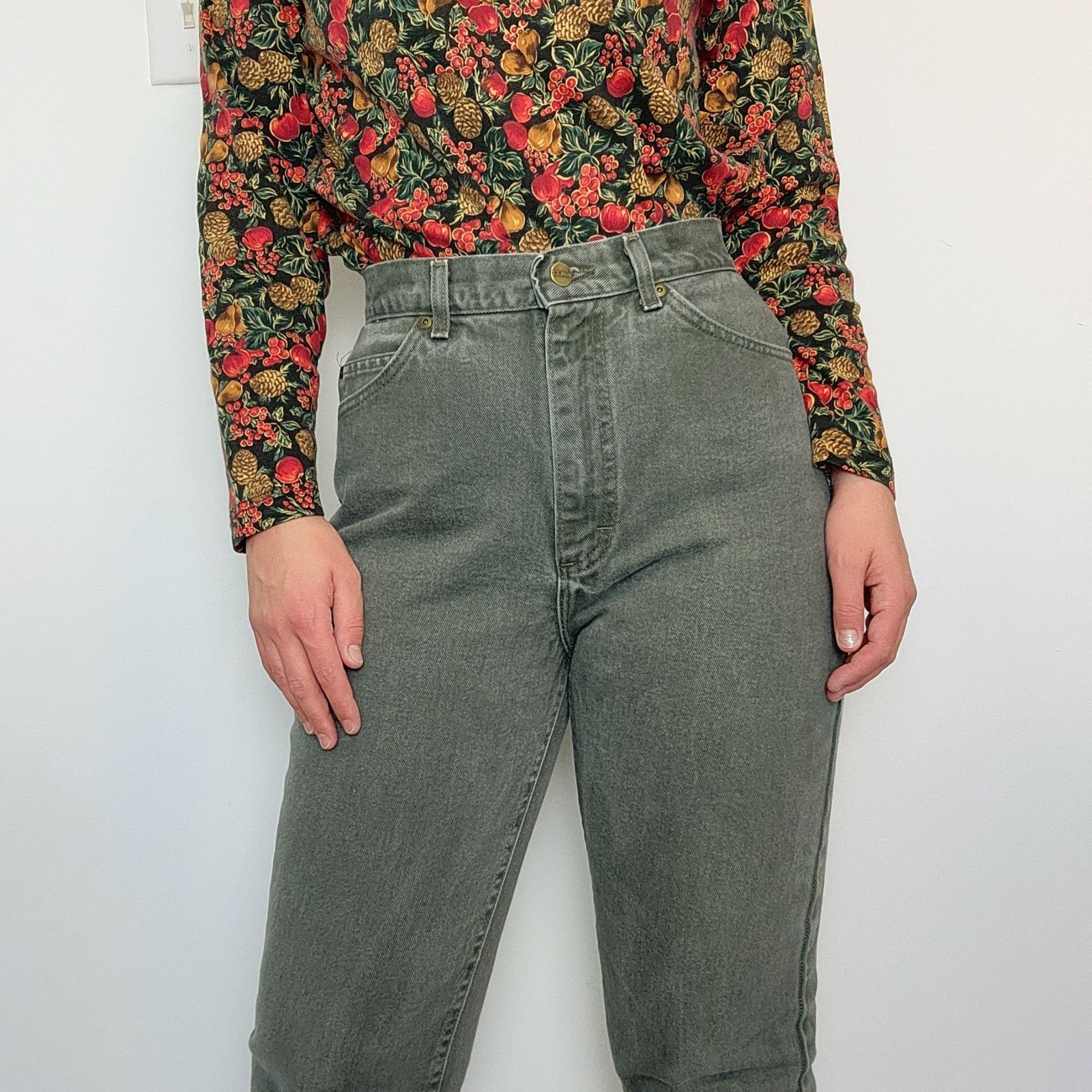 L.L. Bean Green L.L. Bean High Waisted Jeans 10 Vintage Petite Crop Size 32" / US 10 / IT 46 - 10 Thumbnail