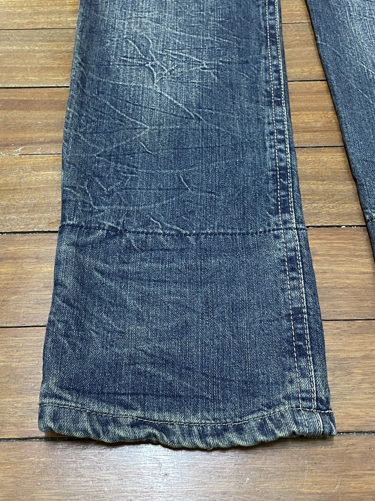 14th Addiction Rare Vintage Japanese Brand I-Jeans Ripped Jeans 2000s Size US 31 - 5 Thumbnail
