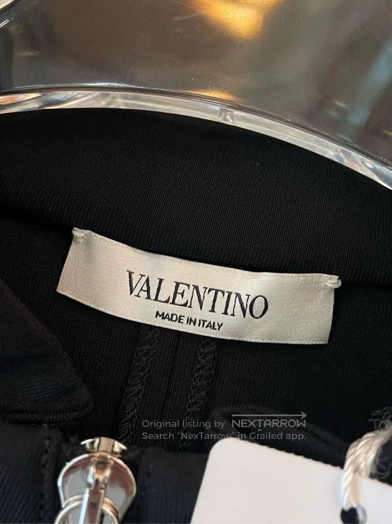 Valentino Valentino Black long-sleeved sweatshirt Size XXL / US 16-18 / IT 52-54 - 3 Thumbnail