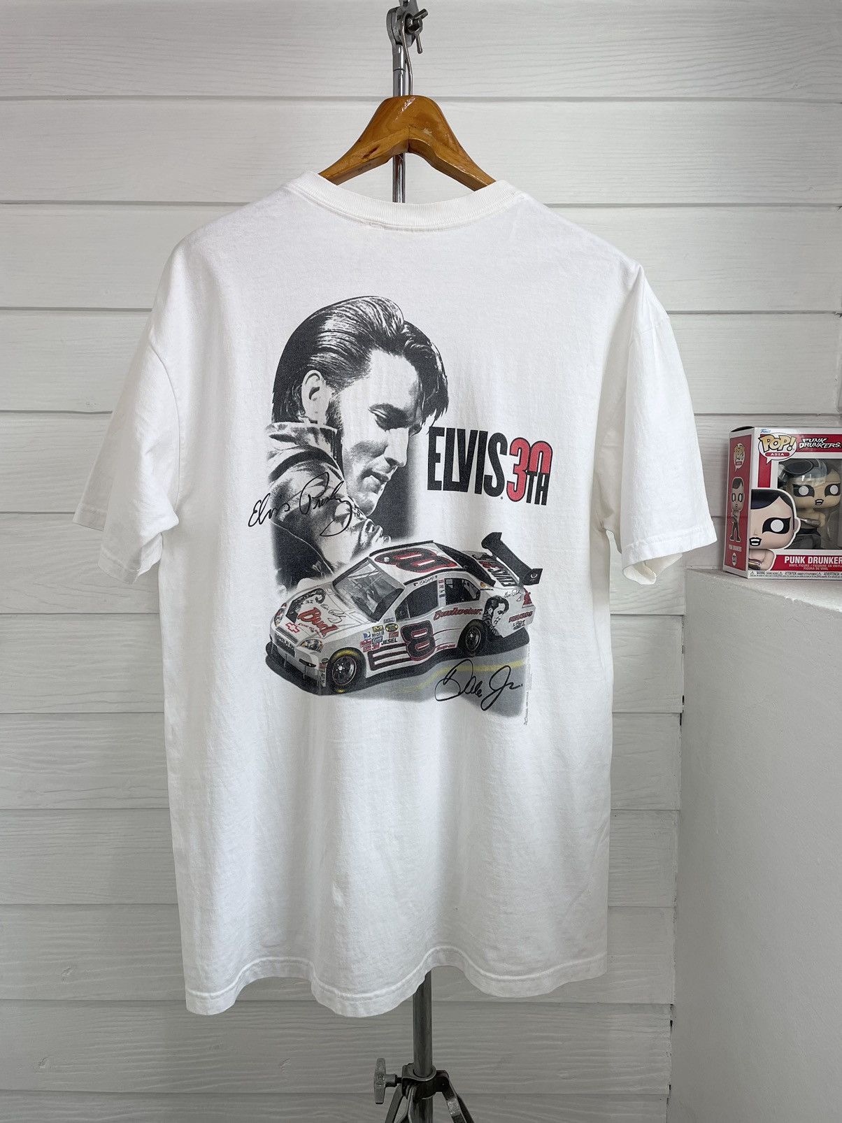 Band Tees × NASCAR × Vintage VINTAGE 2007 NASCAR X ELVIS PRESLEY 30TH ANNIVERSARY Size US L / EU 52-54 / 3 - 1 Thumbnail