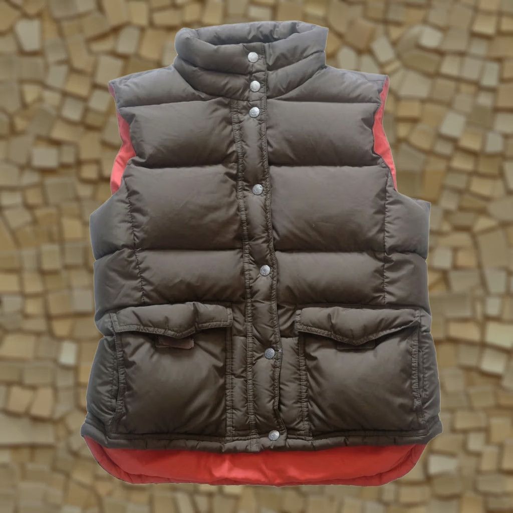 J.Crew VINTAGE J CREW Vest Outdoor Down Puff Jacket Green M 90s Y2K Womens Size M / US 6-8 / IT 42-44 - 1 Thumbnail