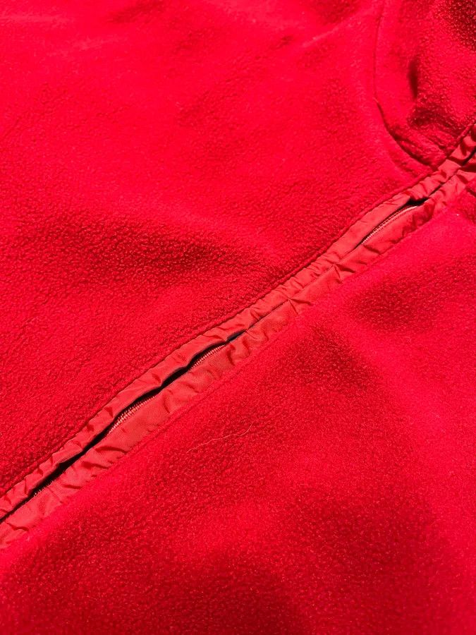 Prada 2000s Prada Red Linea Rossa Sleeveless Polar Fleece Vest Size US L / EU 52-54 / 3 - 11 Thumbnail