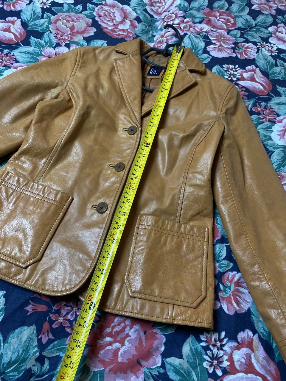 Gap VINTAGE GAP AVANT-GARDE LEATHER Y2K JACKET Size XS / US 0-2 / IT 36-38 - 16 Thumbnail