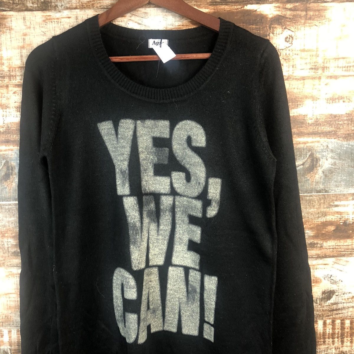 Homespun Knitwear × Japanese Brand DLL Agas Black Knitwear #C544 Size S / US 4 / IT 40 - 5 Thumbnail