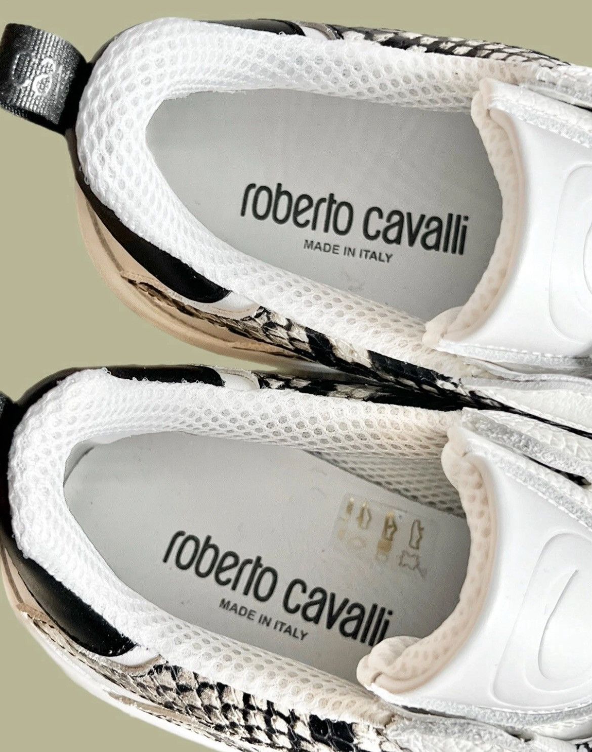 Roberto Cavalli ROBERTO CAVALLI⚡️Size 42/9US Bottalato Python flame sneakers Size US 9 / EU 42 - 5 Thumbnail