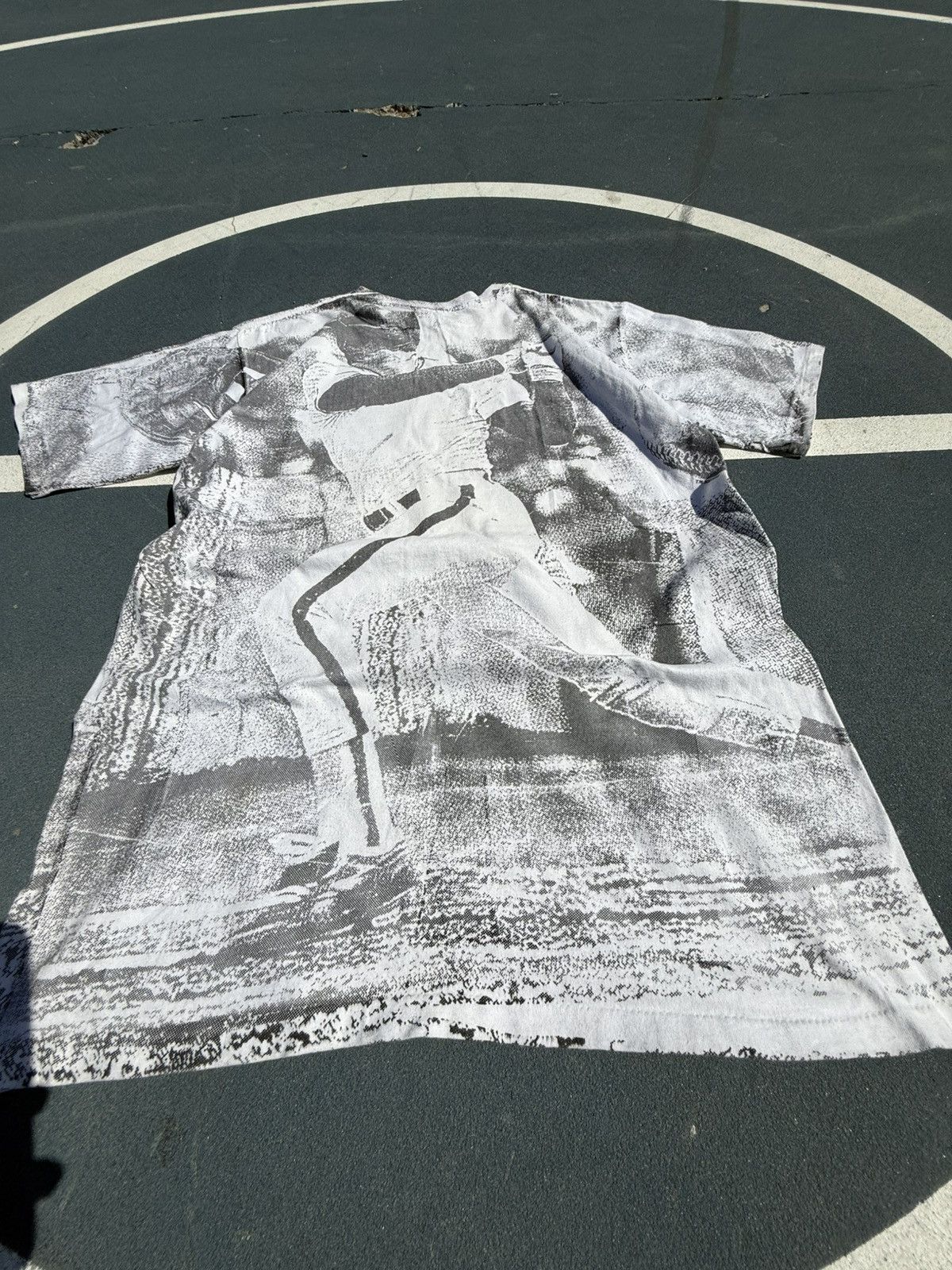 MLB Vintage 90s AOP Dodgers Tshirt Size US L / EU 52-54 / 3 - 6 Thumbnail