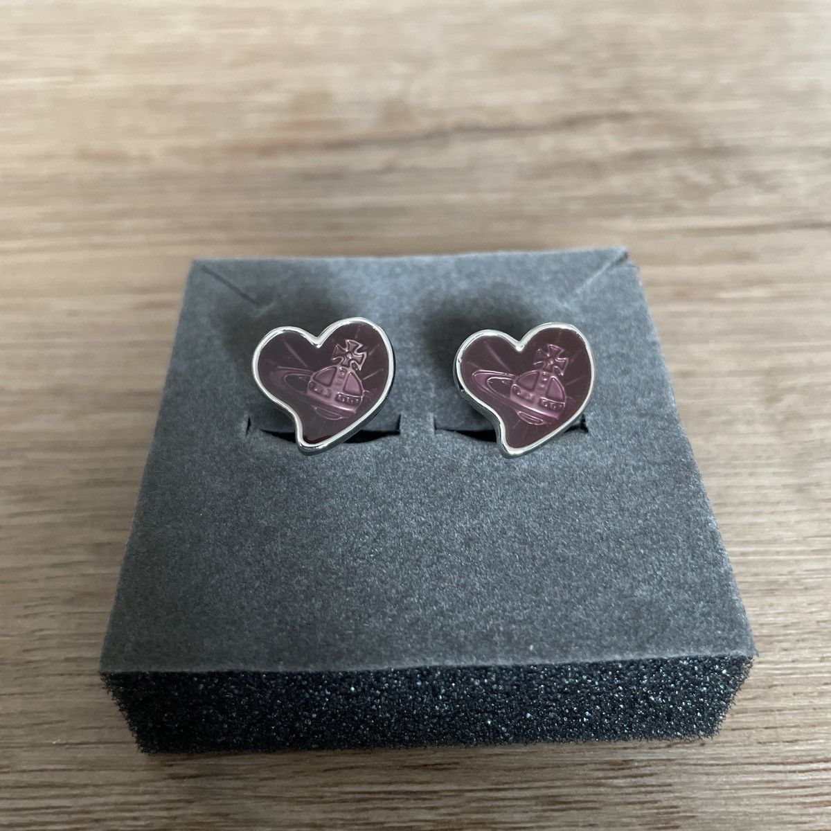 Vivienne Westwood heart cufflinks