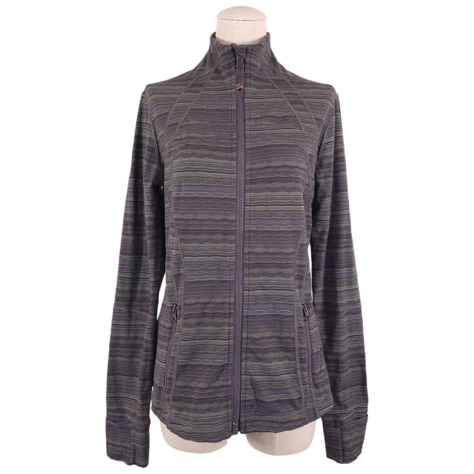 Lululemon Lululemon Define Jacket Space Dye Twist Dark Slate Green 10 Size L / US 10 / IT 46 - 1 Thumbnail