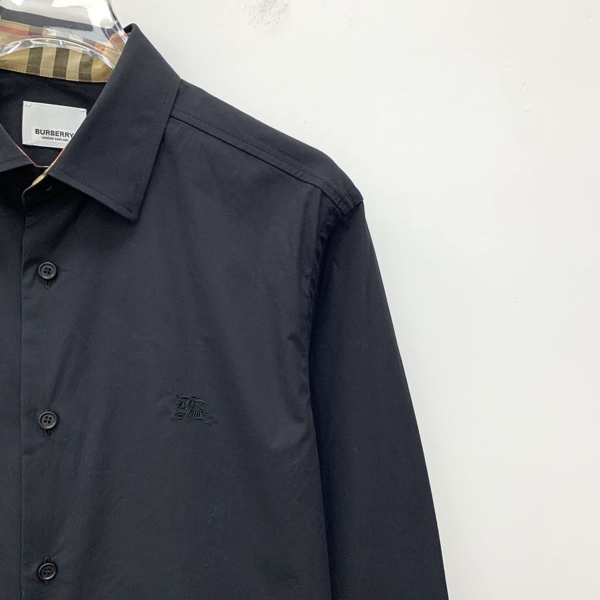 Burberry Burberry Black Horse Embroidery Long Sleeve Shirt K26WX Size US XS / EU 42 / 0 - 3 Thumbnail