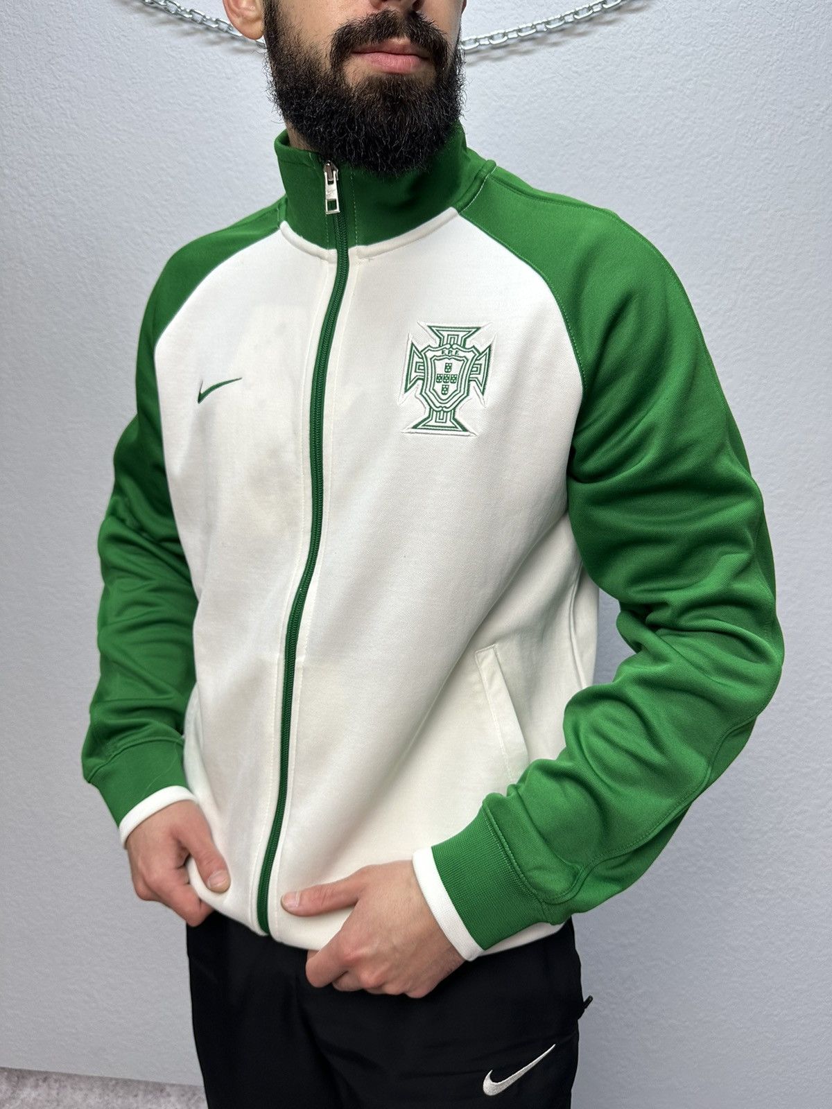 Nike Vintage Nike Portugal Blokecore Track Jacket Full Zip Y2K Size US M / EU 48-50 / 2 - 3 Thumbnail