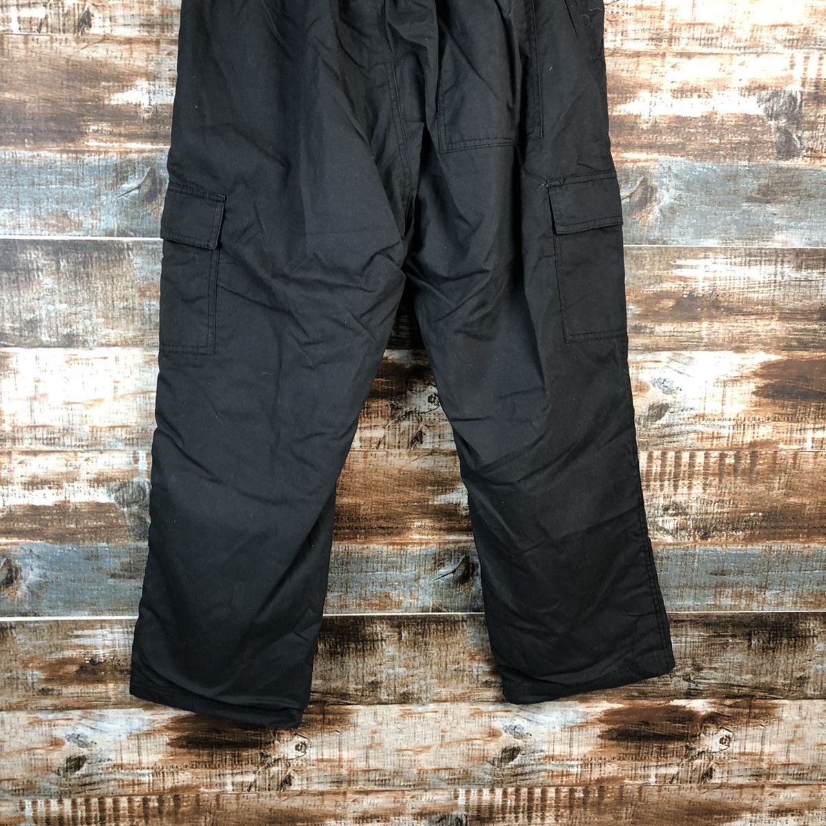 Japanese Brand Japanese Brand Black Cargo Multipocket Pants #A2529 Size US 31 - 17 Thumbnail