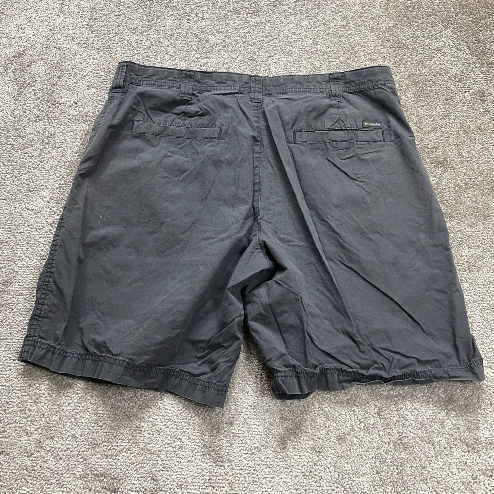 Vintage Columbia Chino Shorts Mens 38 Grey Flat Front Casual Outdoor Cotton Size US 38 / EU 54 - 2 Thumbnail