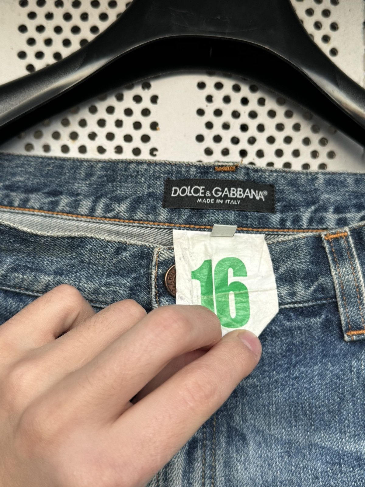 Dolce & Gabbana × Japanese Brand Vintage Dolce&Gabbana Faded Distressed Jeans Pants Size US 34 / EU 50 - 6 Thumbnail