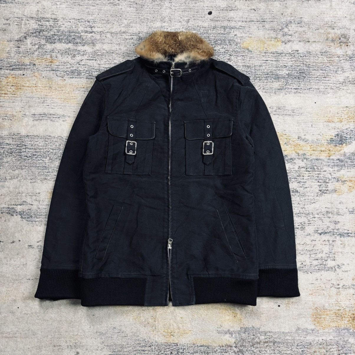 BUFFALO BOBS 2000s Abahouse - Vkei Style Fur Collar Jacke Size US M / EU 48-50 / 2 - 7 Thumbnail