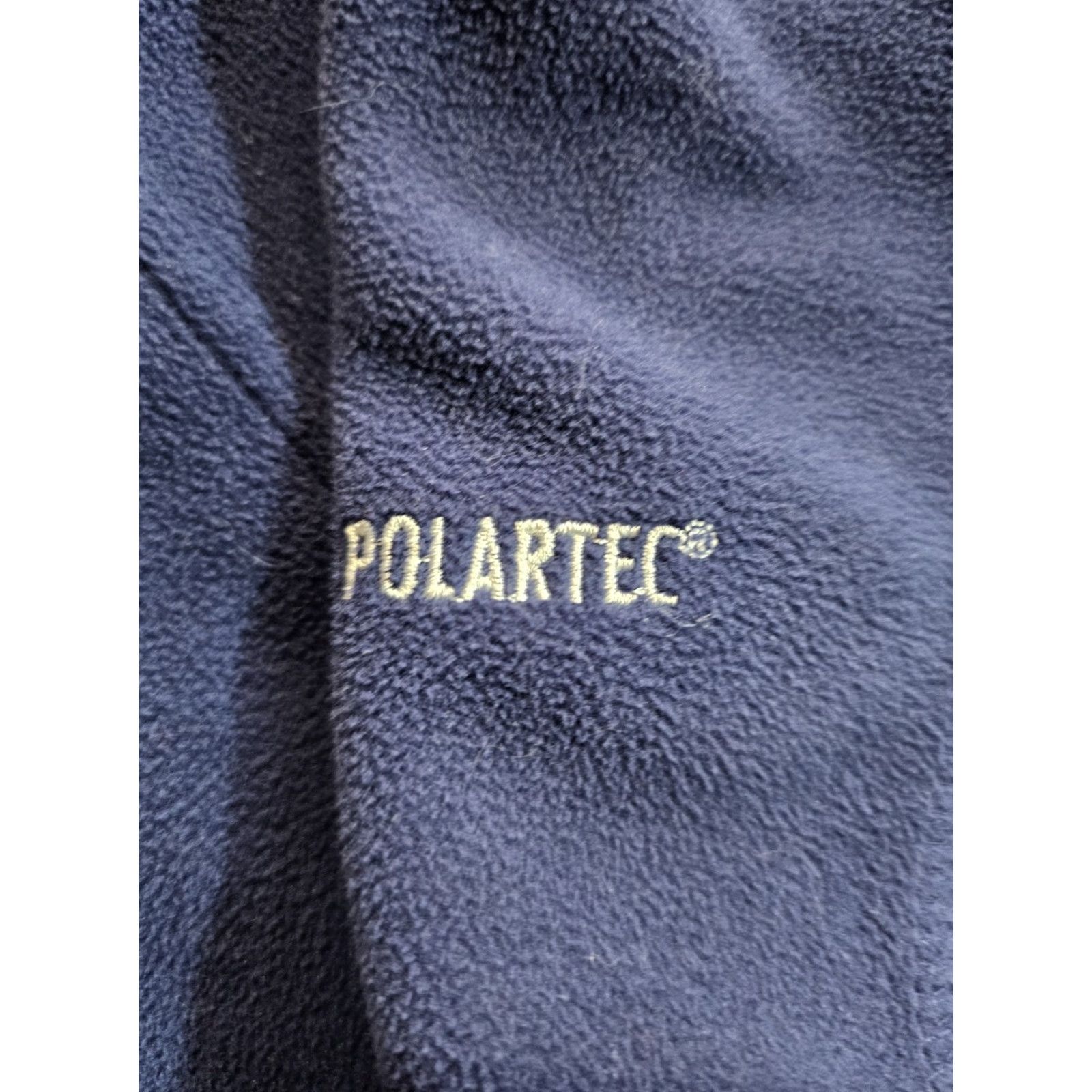 Vintage LL Bean Classic Blue Slightly Fitted Hooded Full Zip Fleece Jacket Mens Lg Reg Size US L / EU 52-54 / 3 - 7 Thumbnail