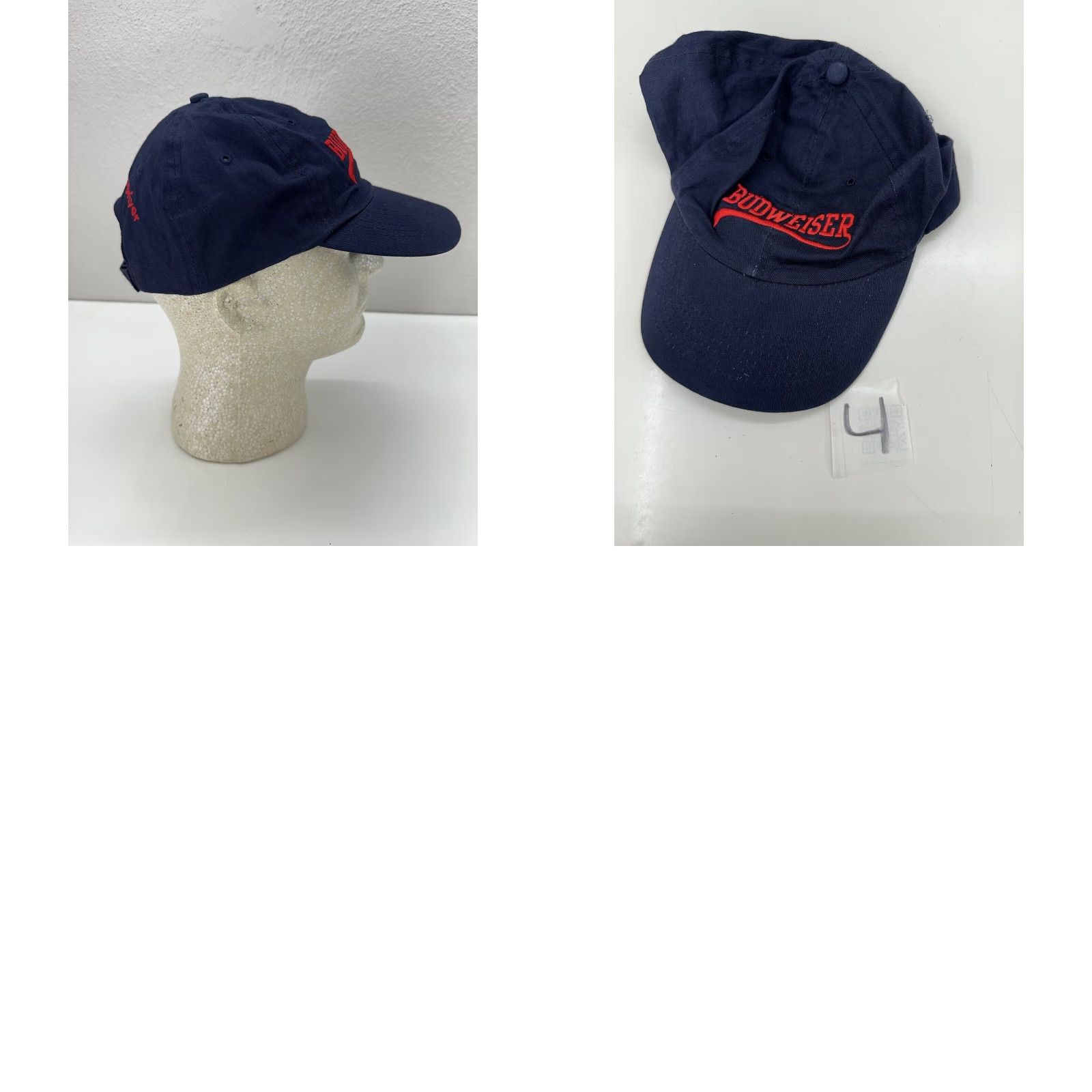Budweiser Unbranded Baseball Hat Budweiser Beer Designate A Driver Blue Adjustable Cap Shirt? Size ONE SIZE - 8 Thumbnail