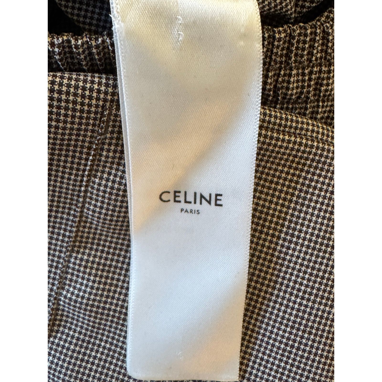 Celine Celine Women's Gray Wool-Silk Blend Straight Pants Size 30" / US 8 / IT 44 - 5 Thumbnail