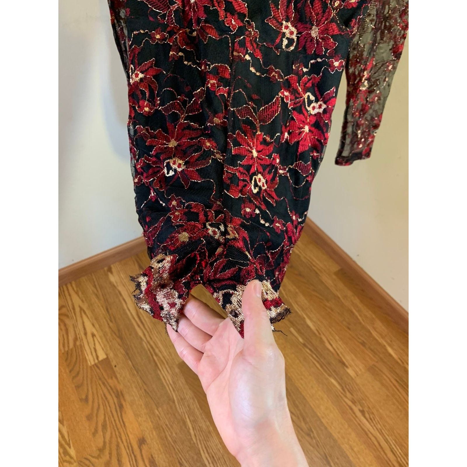 Other Charlotte Russe Women Red Lace Jumpsuit Dress size S Size S / US 4 / IT 40 - 7 Thumbnail