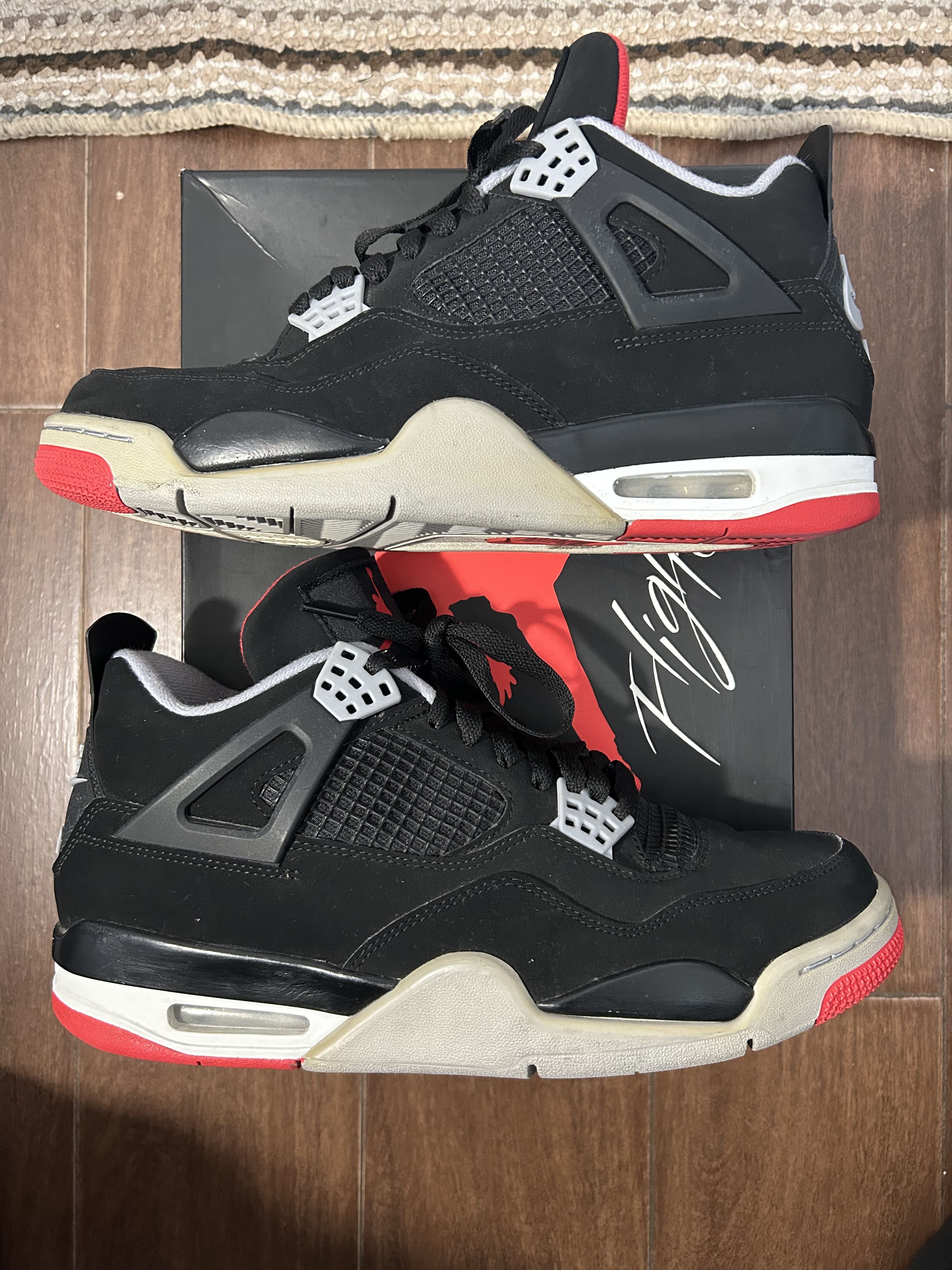 Jordan Brand Jordan 4 "Bred" Size US 9.5 / EU 42-43 - 1 Thumbnail
