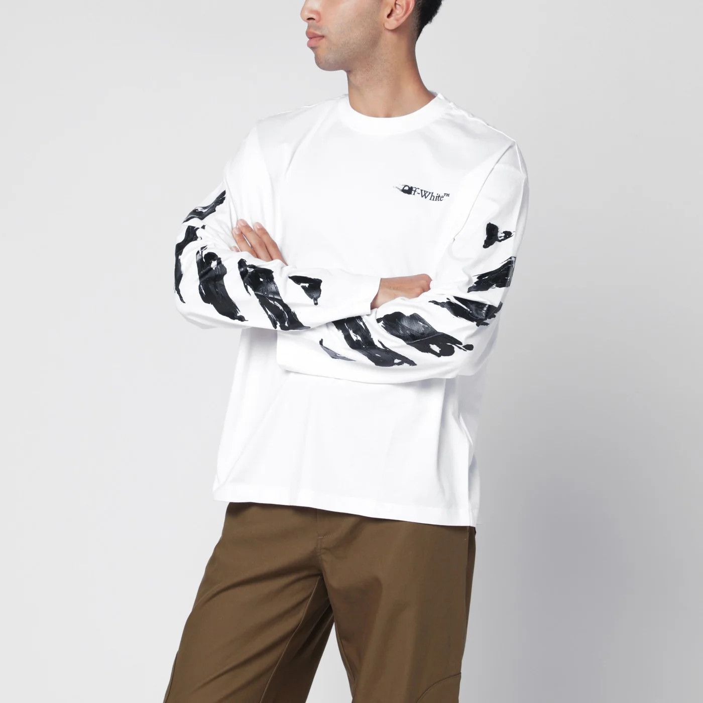 Off-White Off white seeing things mens long sleeved t shirt | Grailed