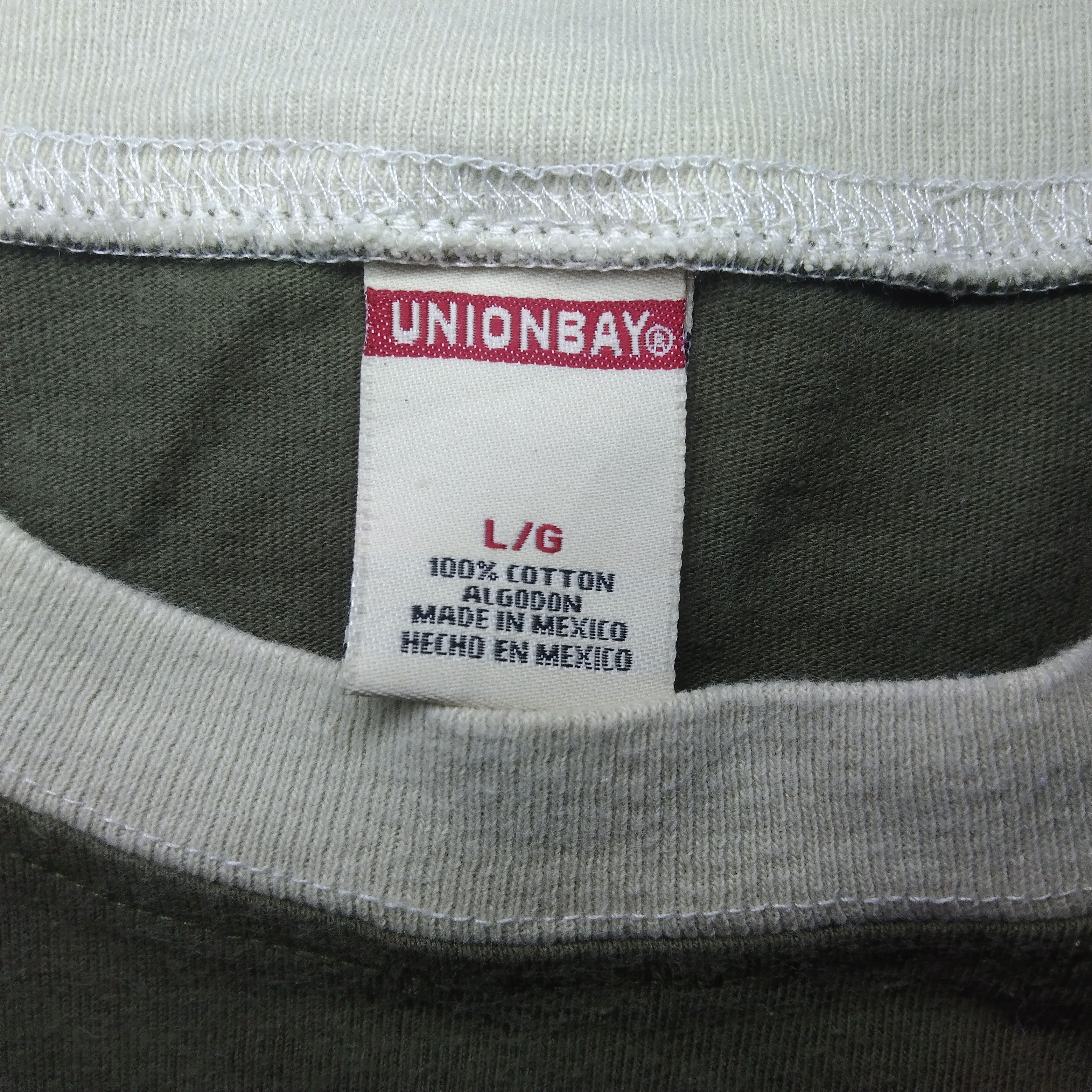 UNIONBAY × Vintage Vintage y2k blank UNiONBAY ringer tee Size US L / EU 52-54 / 3 - 4 Thumbnail