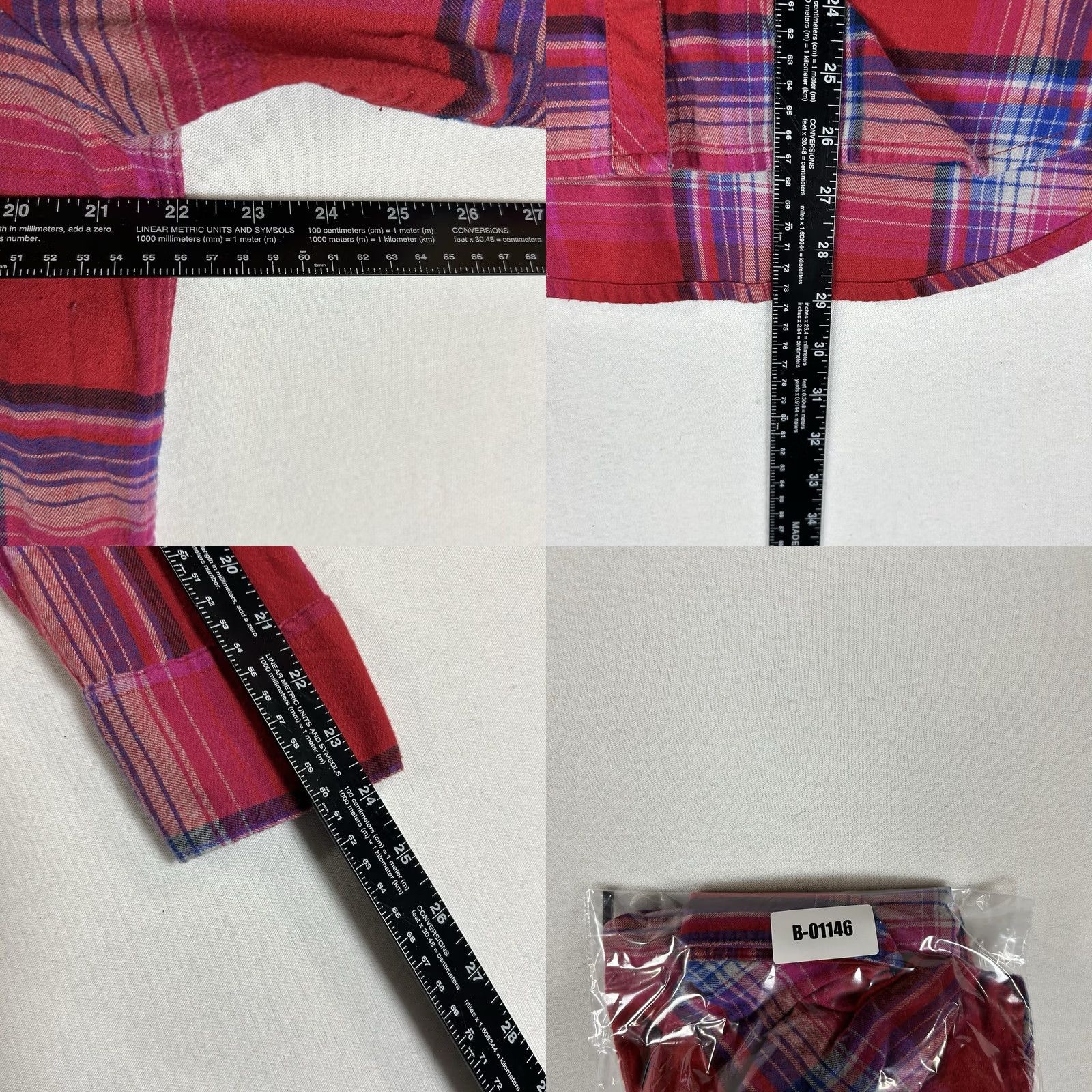 Orvis Orvis Long Sleeve Button-Up Shirt Womens Large Red Plaid Casual Top Tee Size L / US 10 / IT 46 - 8 Thumbnail