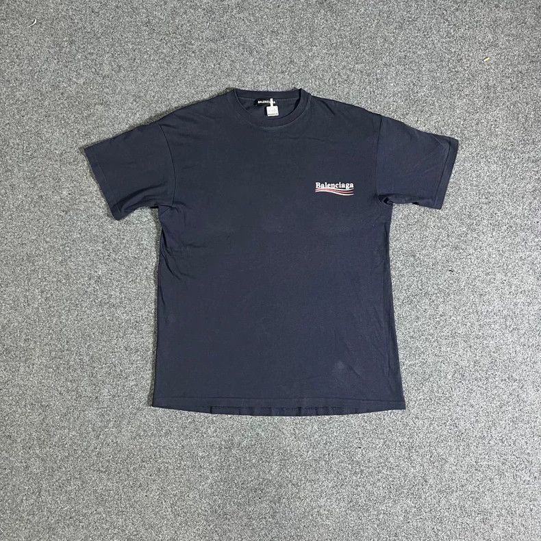 Balenciaga Balenciaga Wave Print Short Sleeve T-shirt Size US XXS / EU 40 - 1 Thumbnail