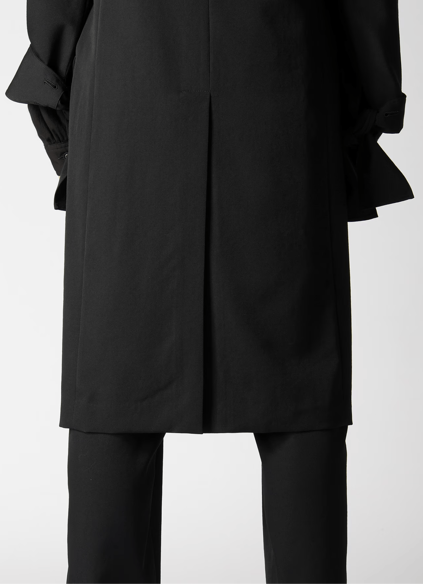 Yohji Yamamoto Yohji Yamamoto Pour Homme - TIED SLEEVE CUFF LONG JACKET Size US M / EU 48-50 / 2 - 9 Thumbnail