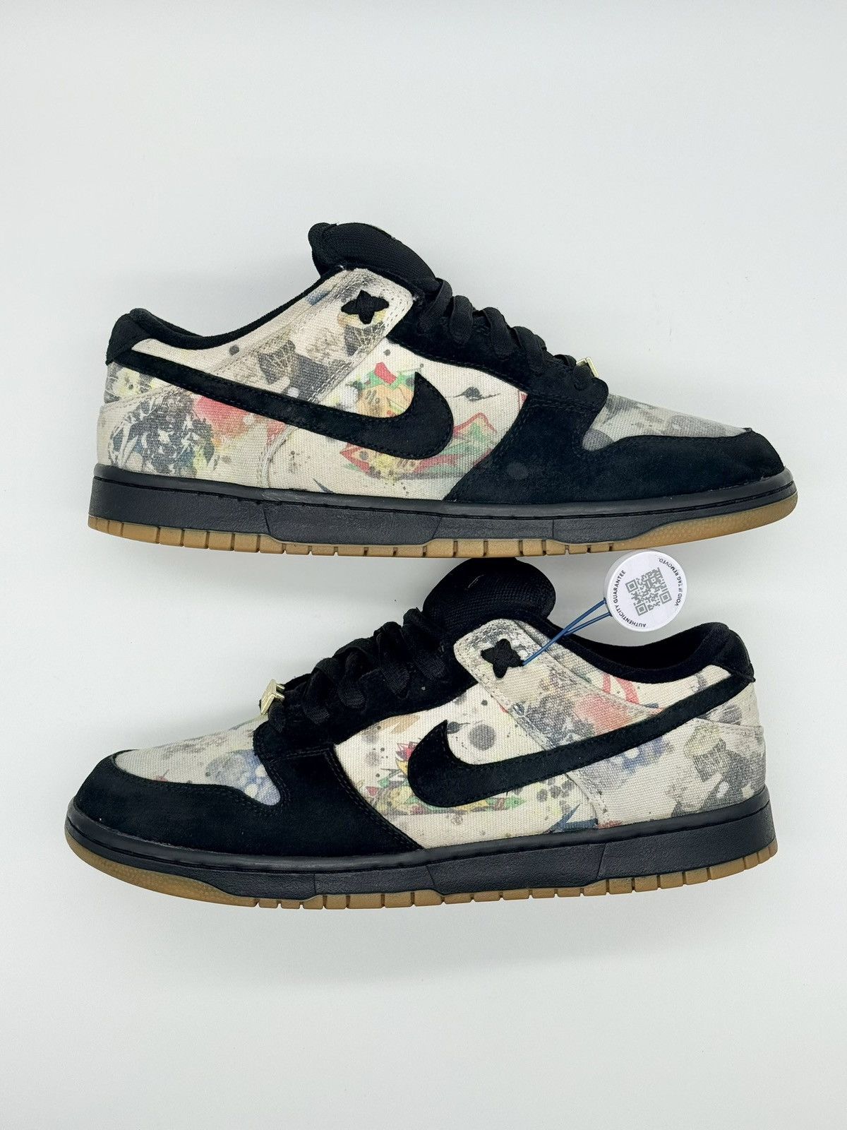 Supreme Size 12 - Nike SB Dunk Low x Supreme Rammellzee Size US 12 / EU 45 - 2 Thumbnail