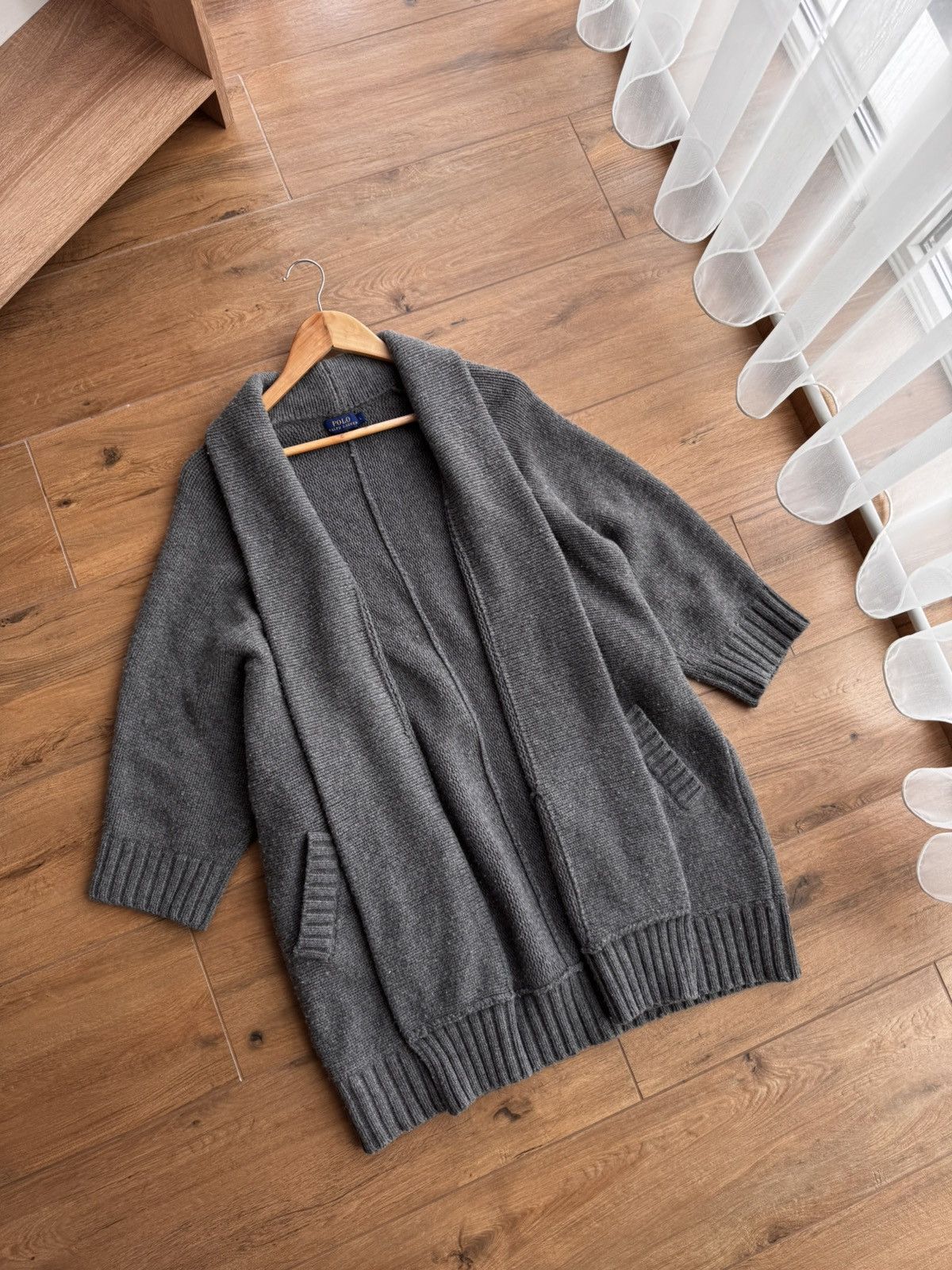 Polo Ralph Lauren × Vintage Vintage Polo Ralph Lauren Merino Wool Heavyweight Poncho Size US L / EU 52-54 / 3 - 5 Thumbnail
