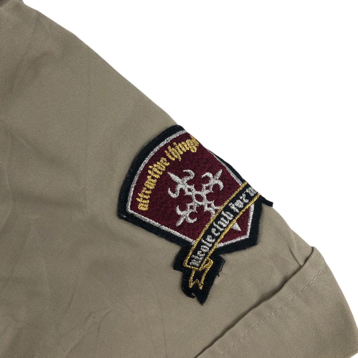 Japanese Brand Vintage NICOLE CLUB For Men Military Shirt Boy Scout Size US M / EU 48-50 / 2 - 3 Thumbnail