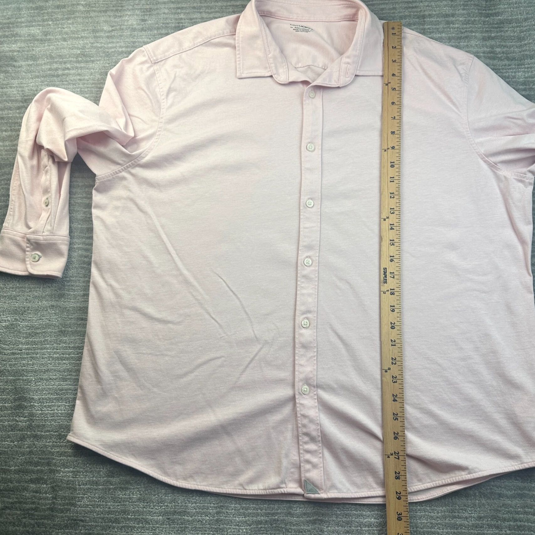 UNTUCKit UNTUCKit Shirt Mens 3XL Pink Button Up Plaid Long Sleeve Casual Workwear Size US XXL / EU 58 / 5 - 7 Thumbnail