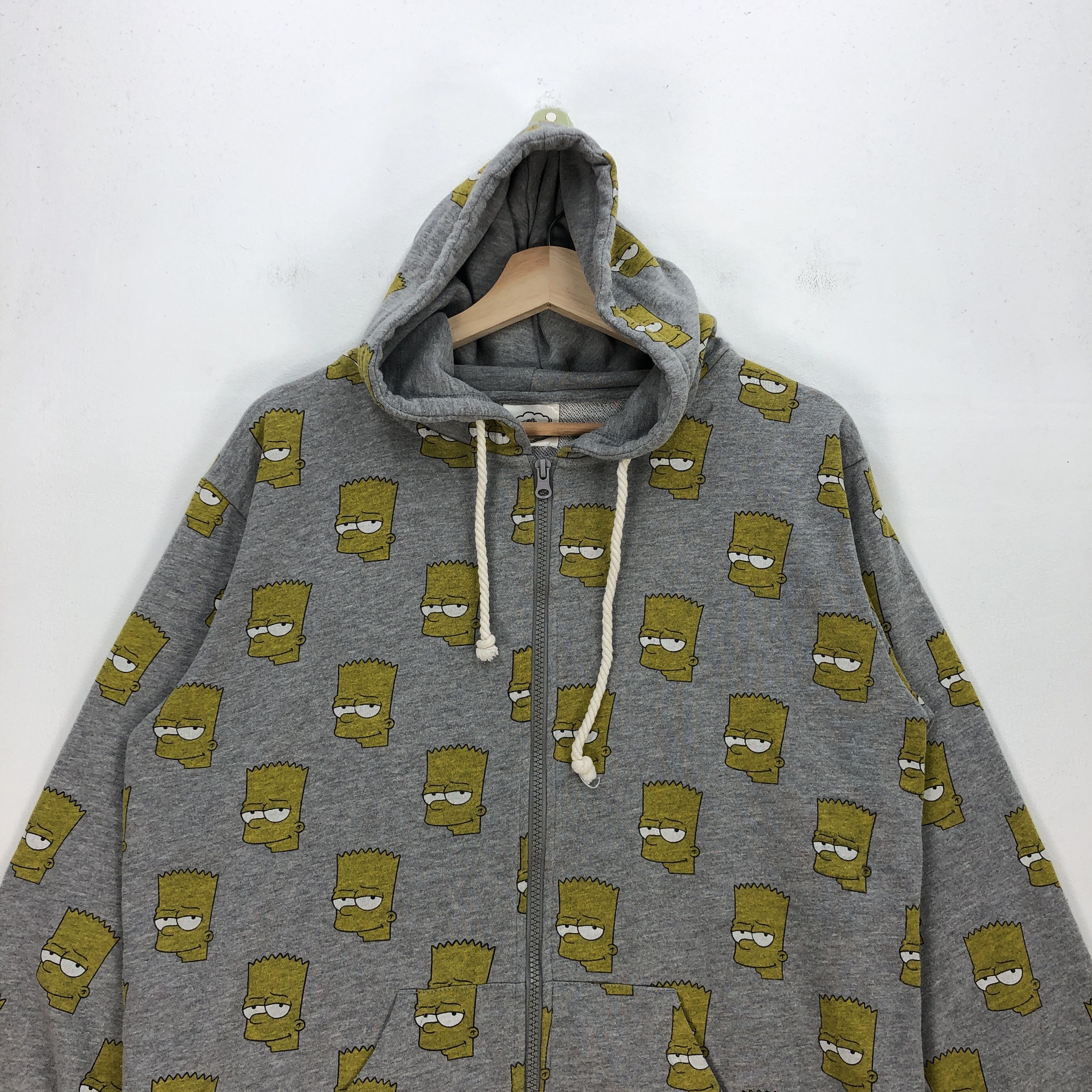 Cartoon Network OVP Y2K The Simpsons Hoodie Sweater Cartoon Sweatshirt Size US L / EU 52-54 / 3 - 4 Thumbnail