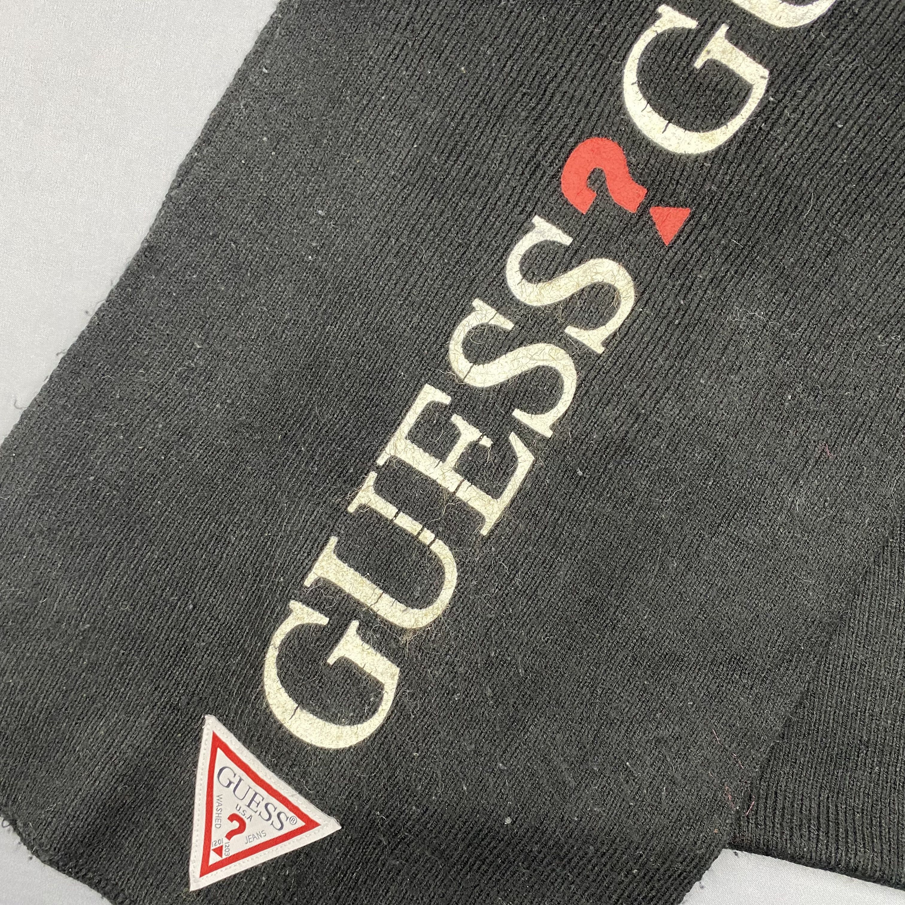 Guess Vintage Guess Scarf Muffler Wool Cashmere Scarves Size ONE SIZE - 4 Thumbnail