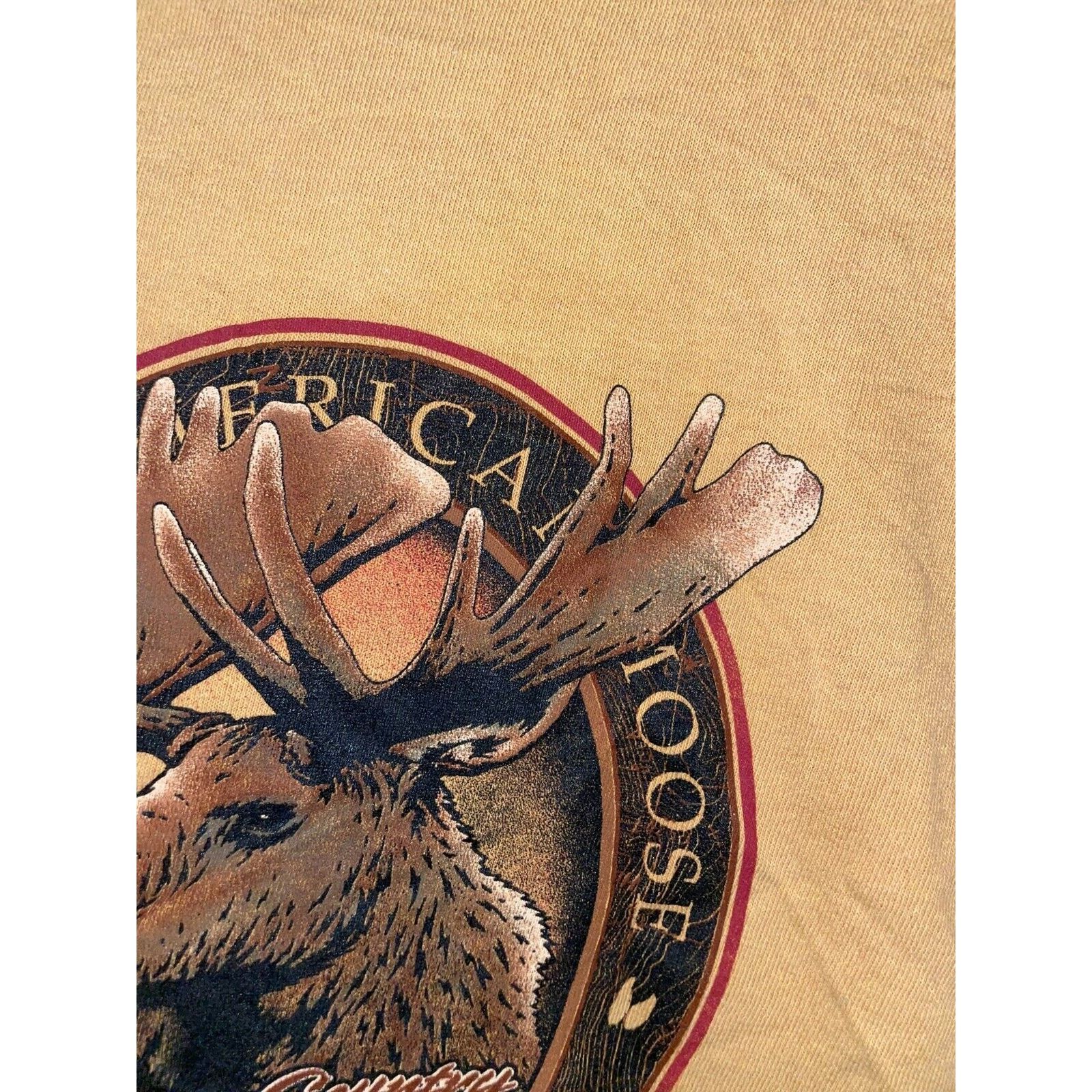 Vintage Vintage Moose Shirt North American Animal Jackson Hole 90s Size US XL / EU 56 / 4 - 4 Thumbnail
