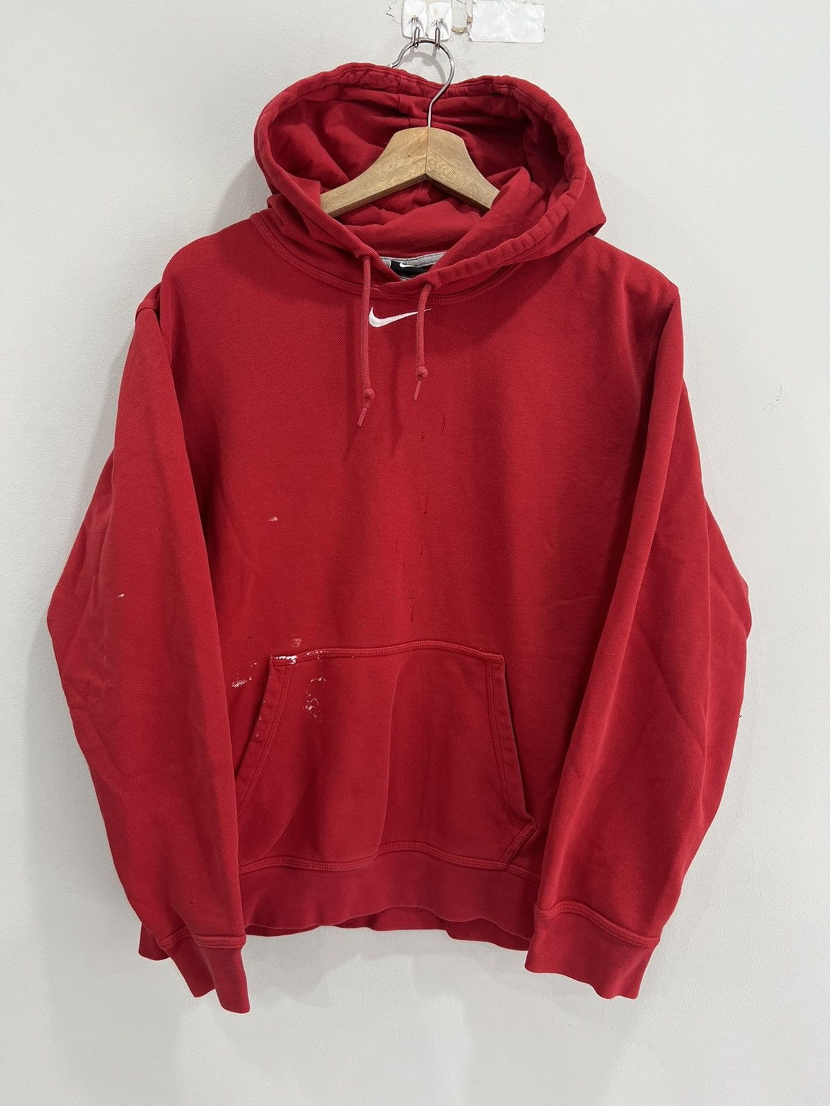 Nike Vintage Y2K Nike Hoodie Center Swoosh sweater check Size US M / EU 48-50 / 2 - 1 Thumbnail