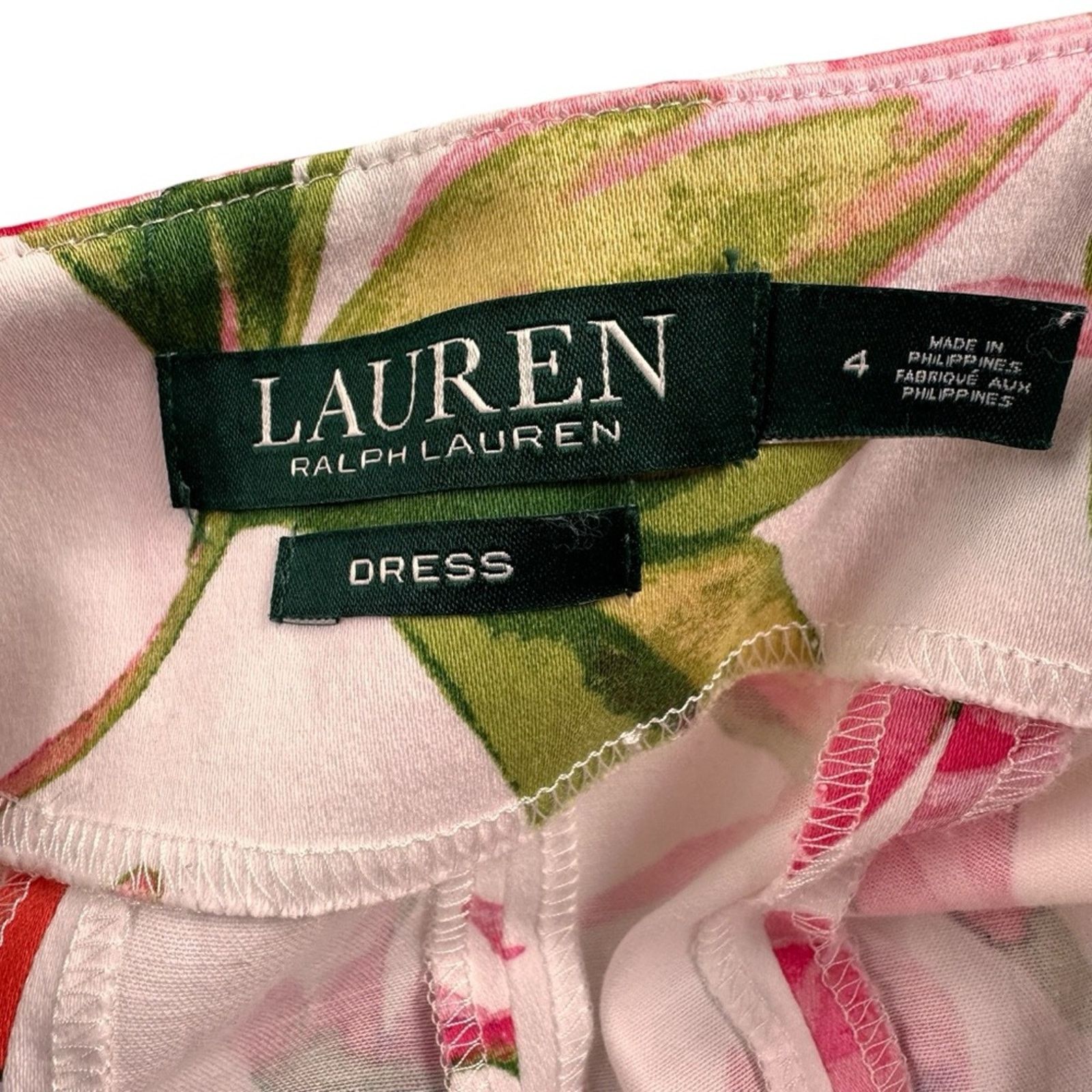 Lauren Ralph Lauren Ralph Lauren Floral Fit & Flare Dress – Pink/White – Size 4 Size S / US 4 / IT 40 - 4 Thumbnail