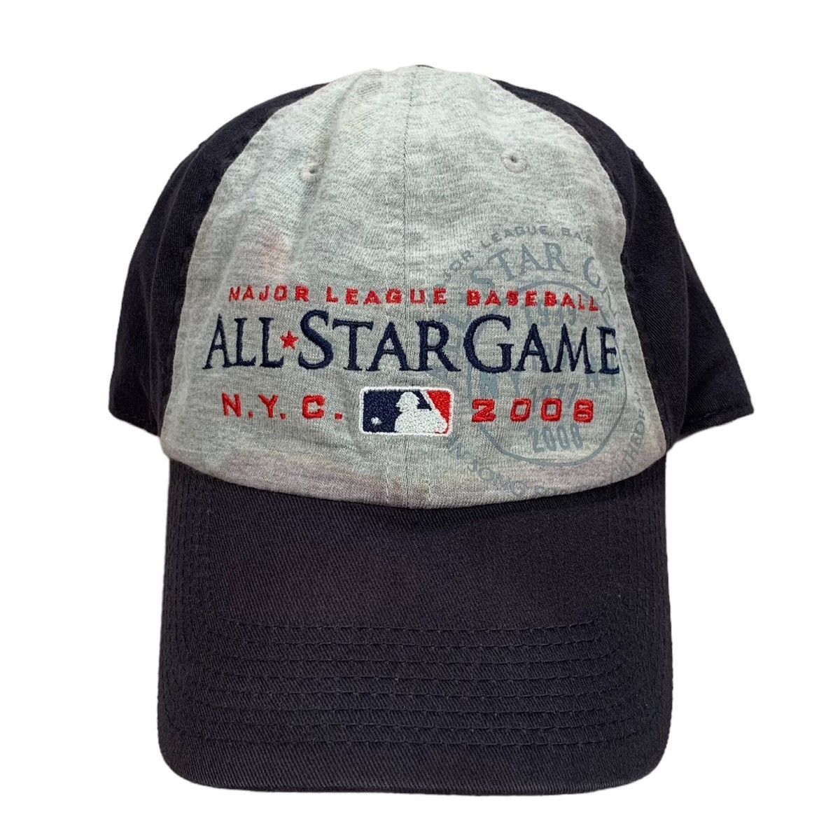 MLB VTG Nike Mlb Baseball All Star Game NYC 2008 Grey & Navy Hat Size ONE SIZE - 1 Thumbnail
